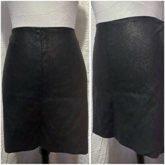 Retro, Britt Ryan, Black, Faux Snake Skin, Mini Skirt - Picture 8 of 16